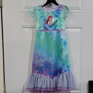 Girls Disney Ariel Little Mermaid Nightgown Sizes 4T & 6 NWT